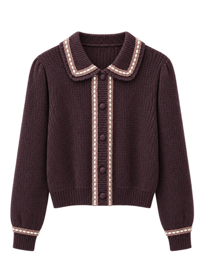 The Brown Willow Knit Cardigan